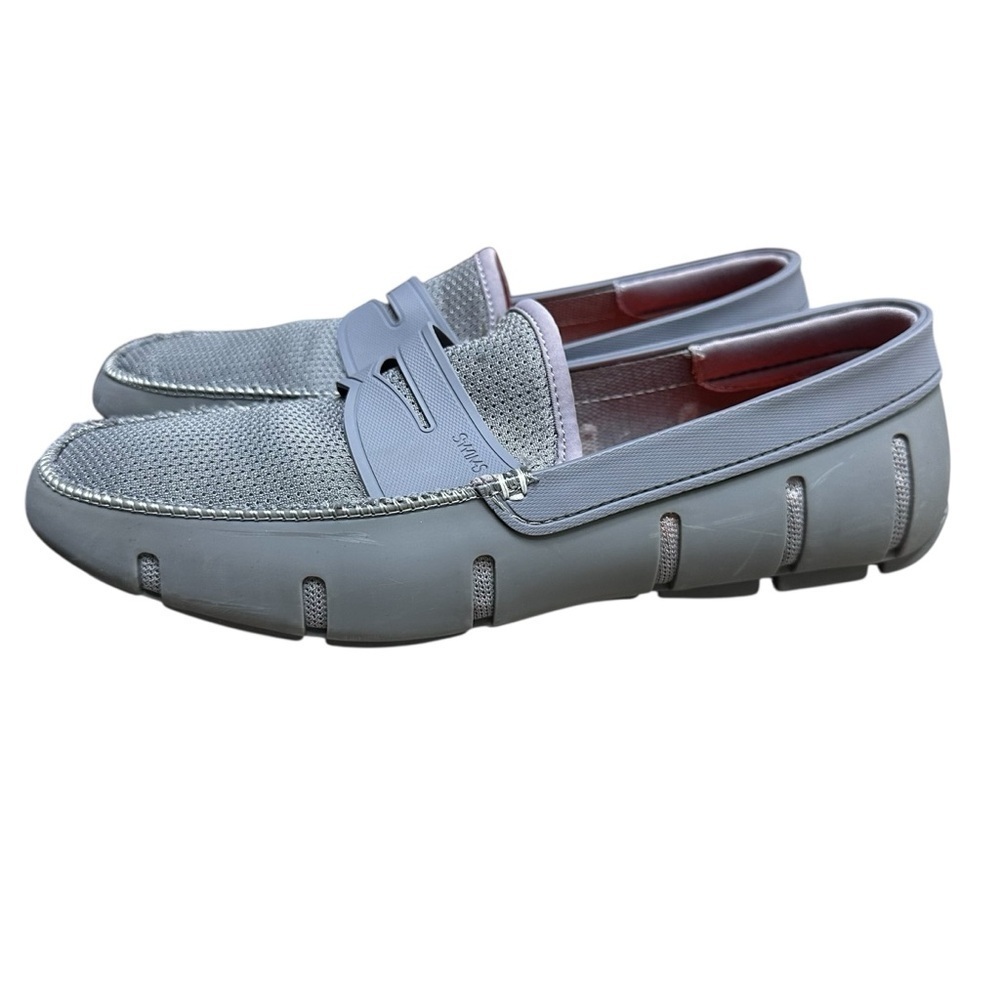 SWIMS Gray Penny Loafer Water Friendly Summer Beach Nautical Coastal Size 9 Men